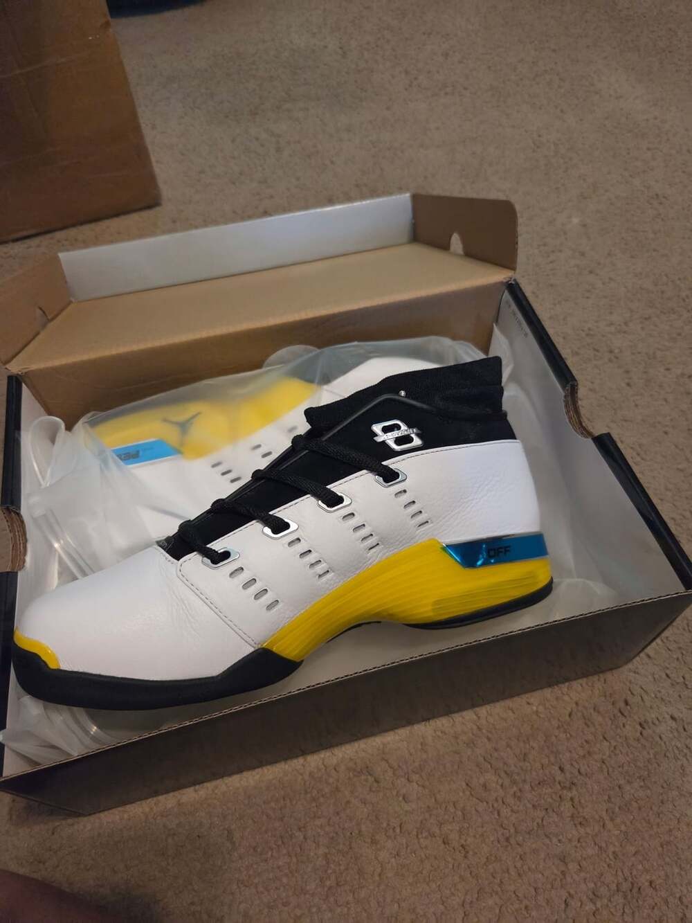 Air Jordan 17 Retro Low SP Size 10 Lightning Black Chrome